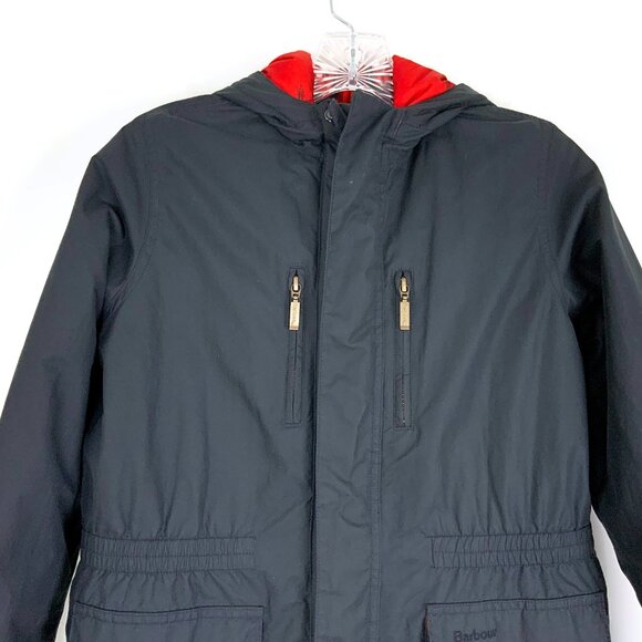 Barbour Kids Keaton Waterproof Breathable Navy Fall/Winter Jacket Sz XL - Picture 4 of 16